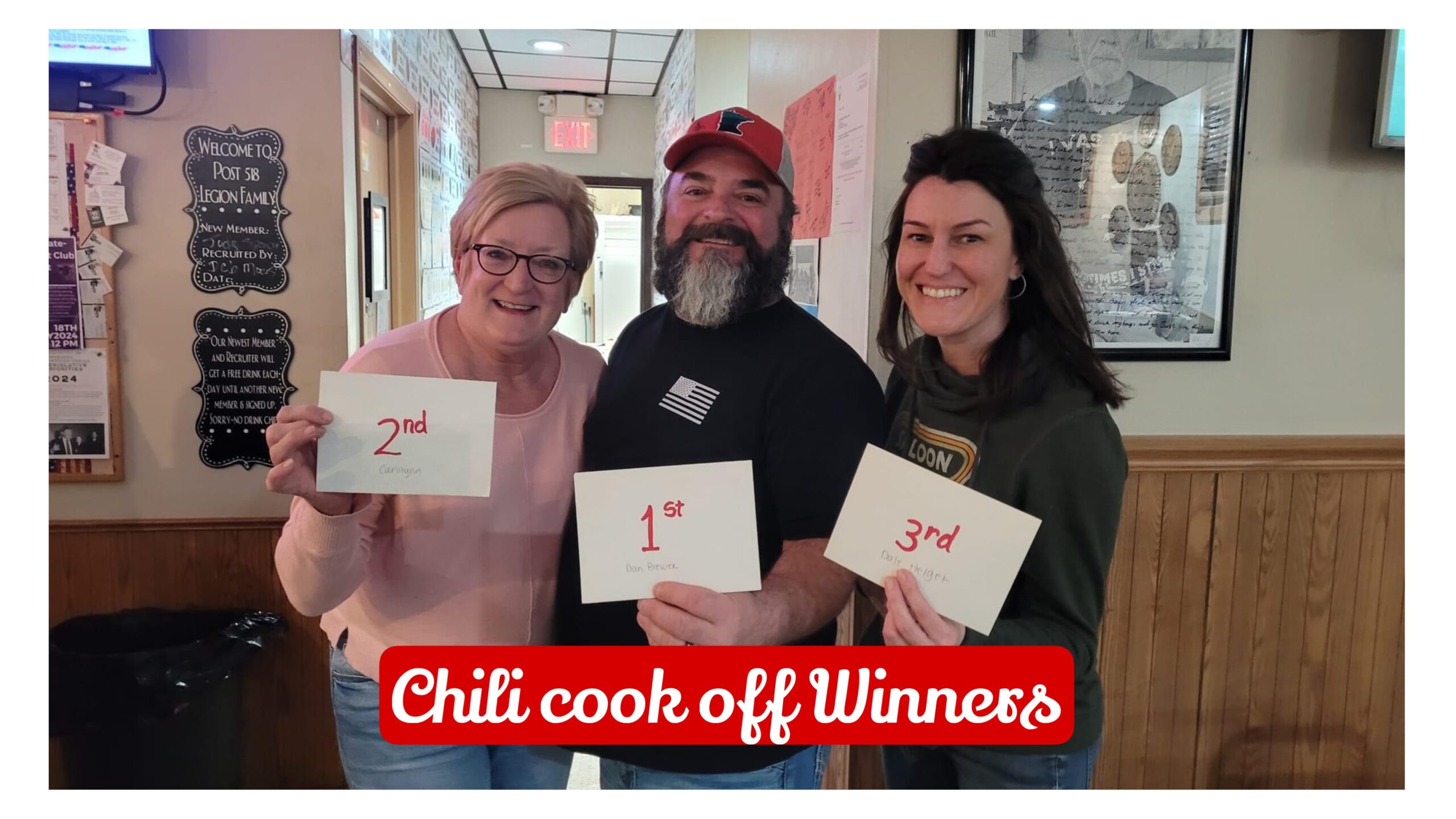 Chili Cookoff Winners North Mankato Post 518